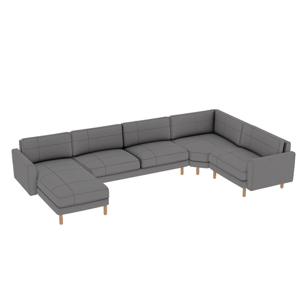 chillax 385 x 225 l kose dikisli iskandinav desenli kadife leftCenter