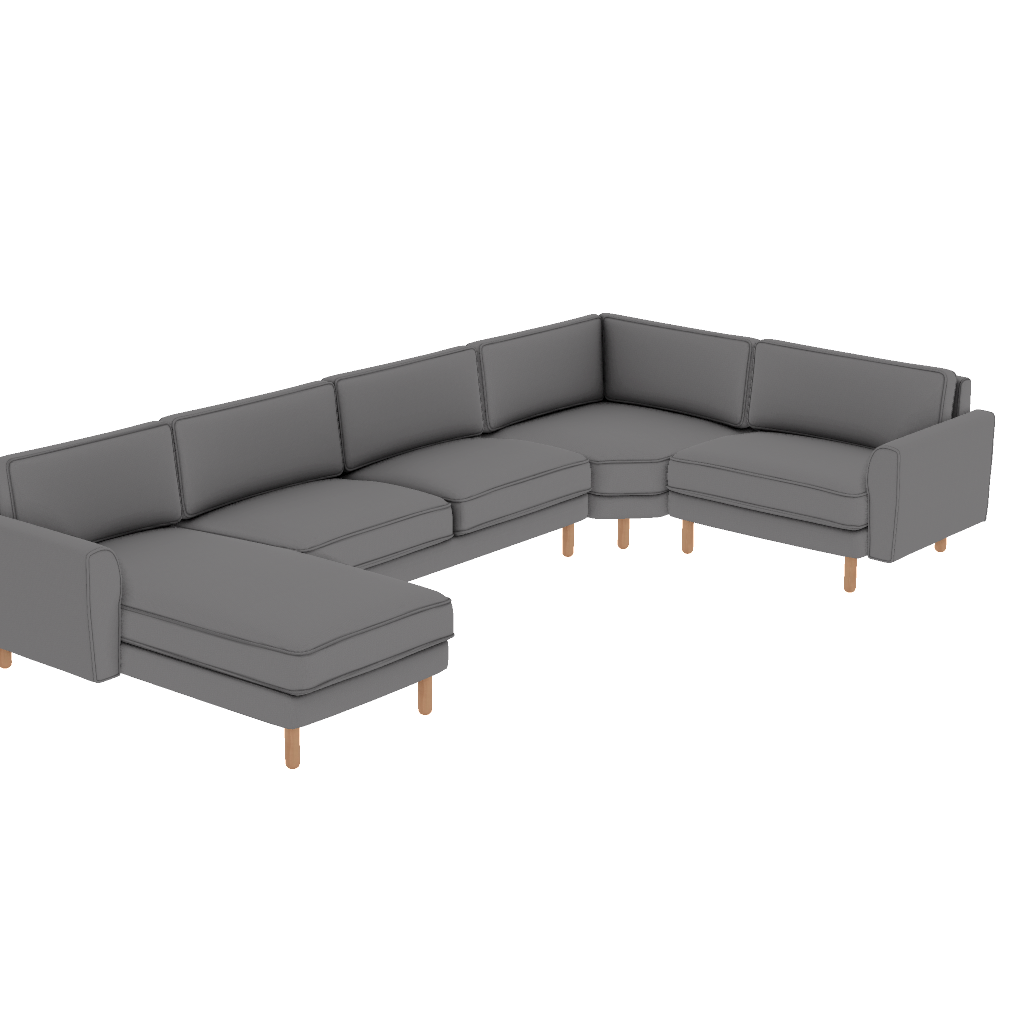chillax 385 x 225 l kose fitilli iskandinav desenli kadife perspective
