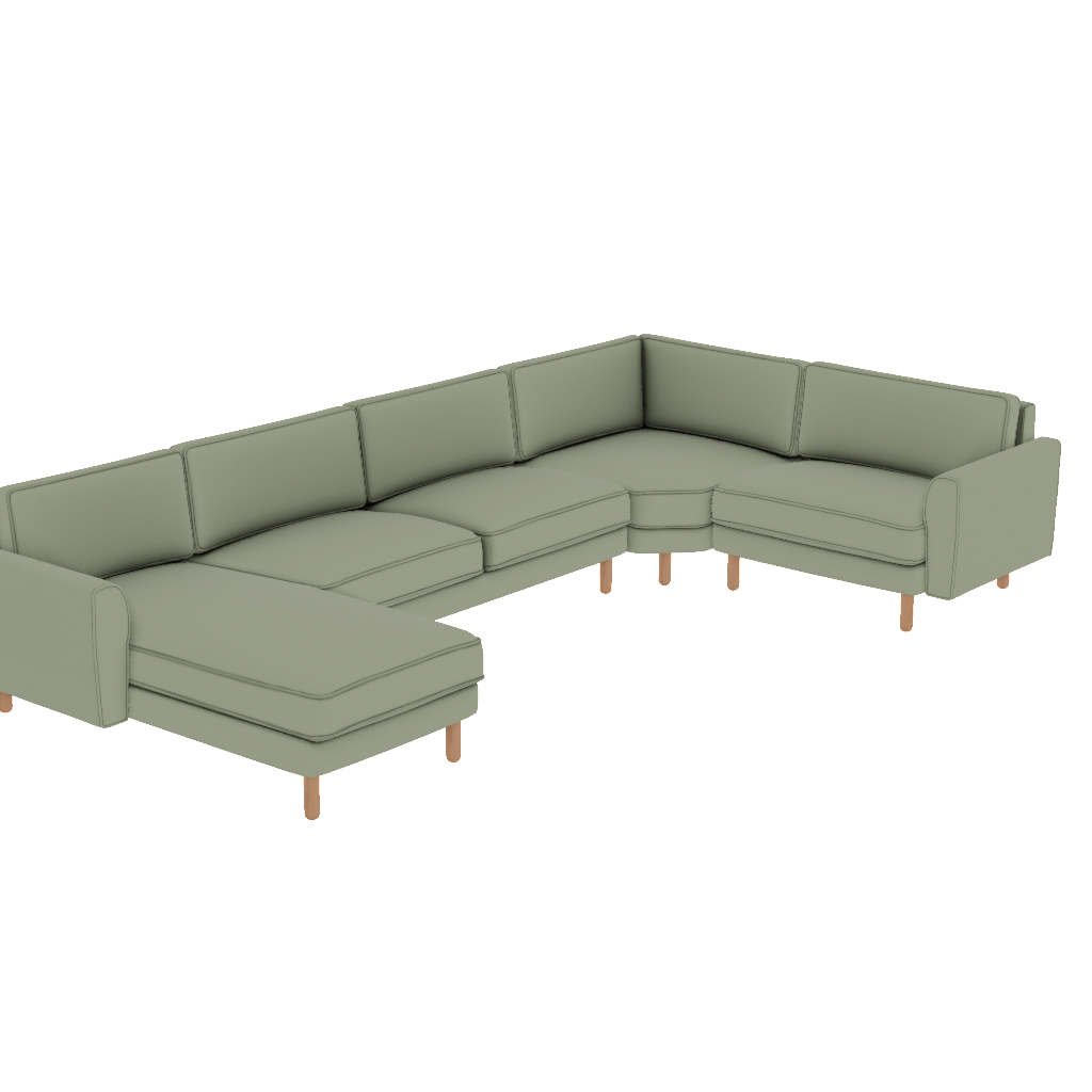chillax 385 x 225 l kose fitilli iskandinav mikro kadife perspective