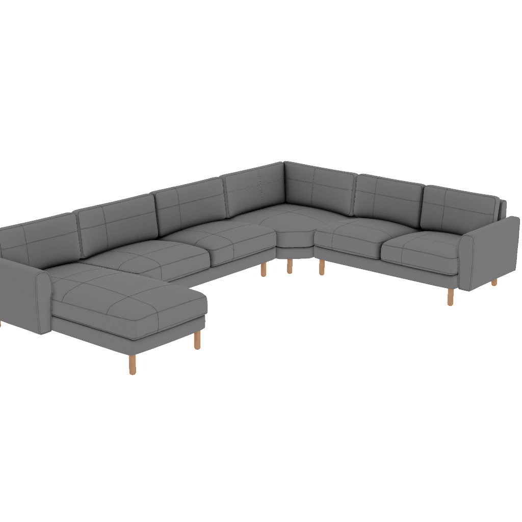 chillax 385 x 275 l kose dikisli iskandinav desenli kadife perspective