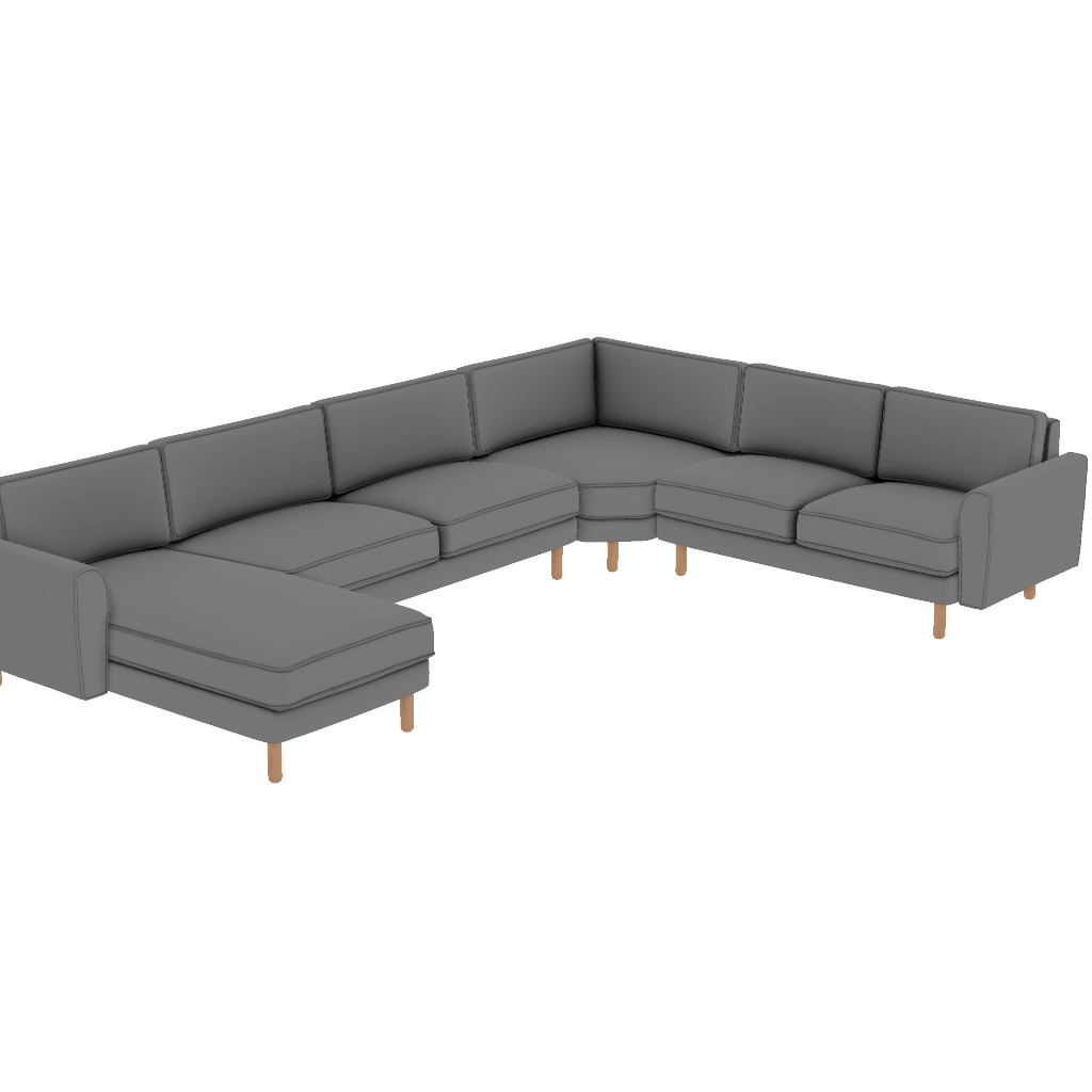 chillax 385 x 275 l kose fitilli iskandinav desenli kadife perspective