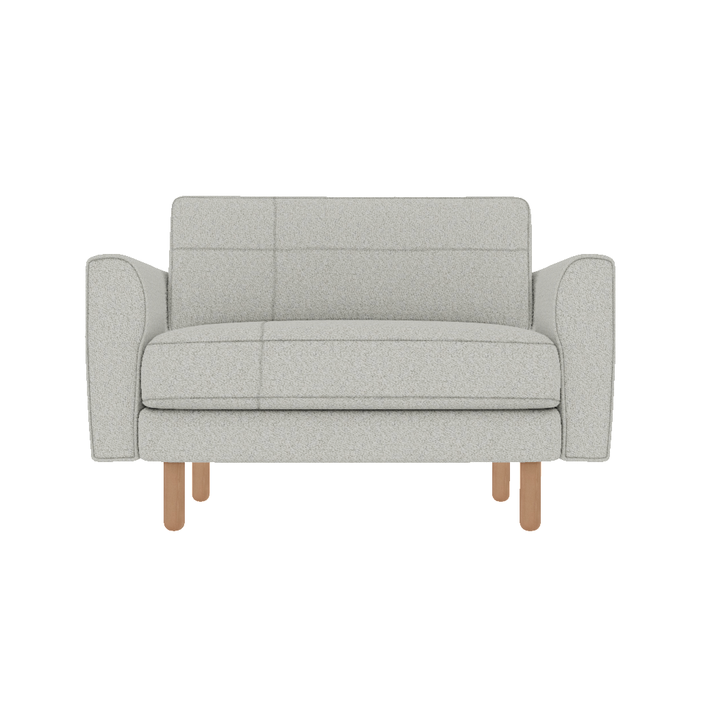 chillax loveseat dikisli iskandinav bukle front