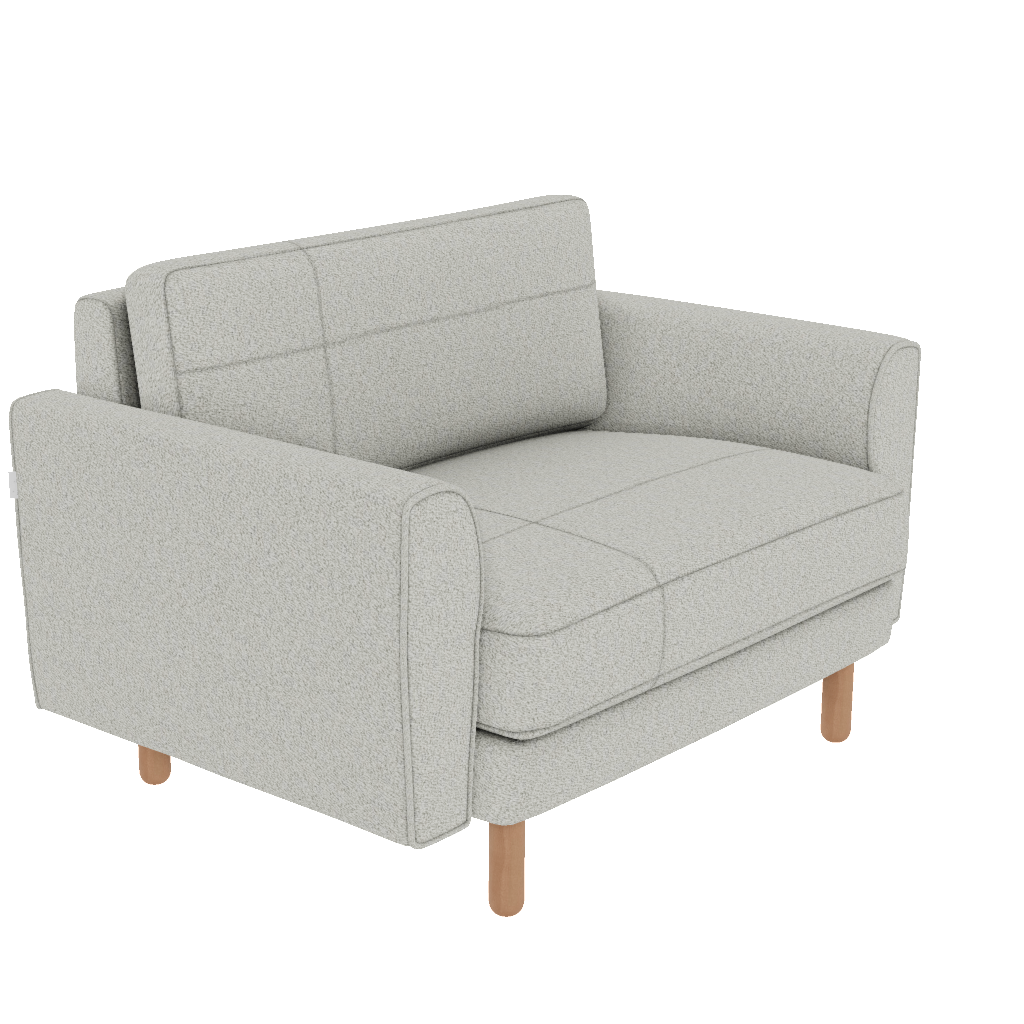 chillax loveseat dikisli iskandinav bukle perspective