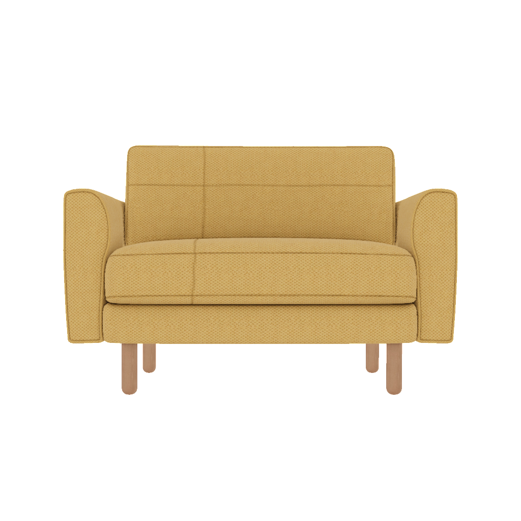 chillax loveseat dikisli iskandinav fulya kadife front