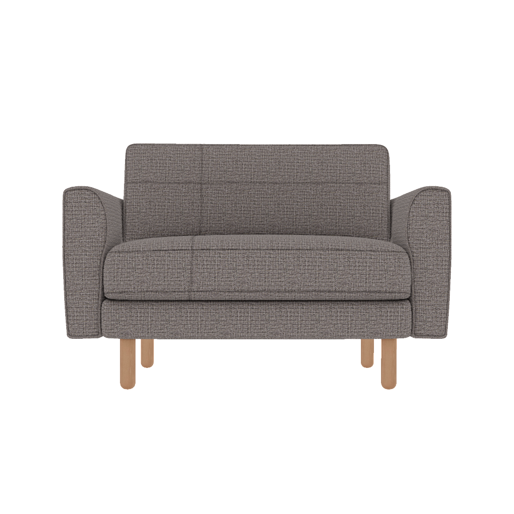chillax loveseat dikisli iskandinav keten front
