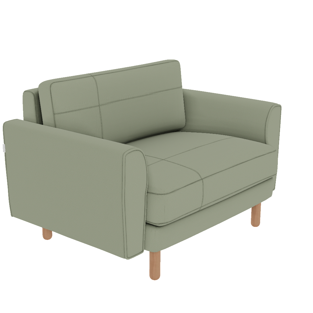 chillax loveseat dikisli iskandinav mikro kadife perspective