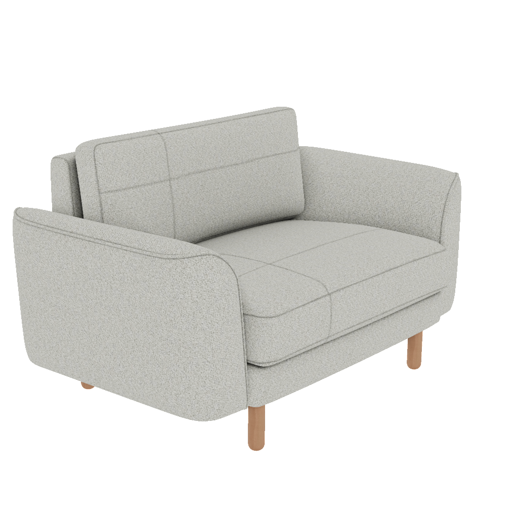 chillax loveseat dikisli italyan bukle perspective