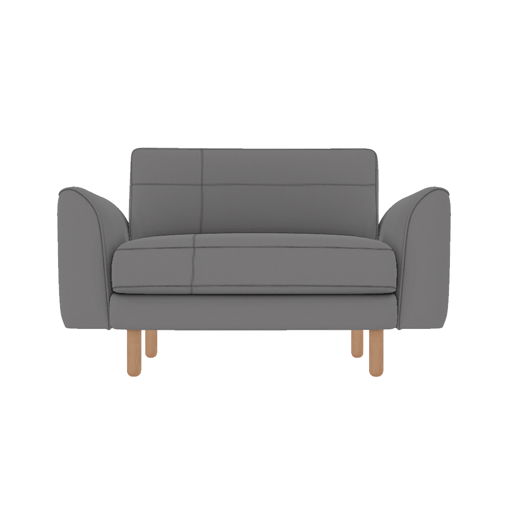 chillax loveseat dikisli italyan desenli kadife front