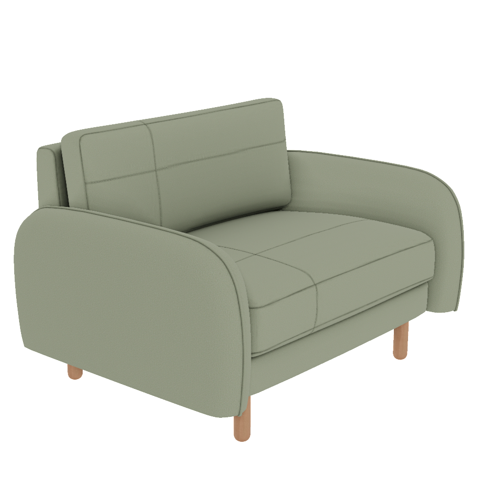 chillax loveseat dikisli post modern mikro kadife perspective