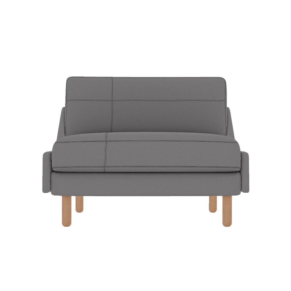chillax loveseat dikisli tiny miny desenli kadife front
