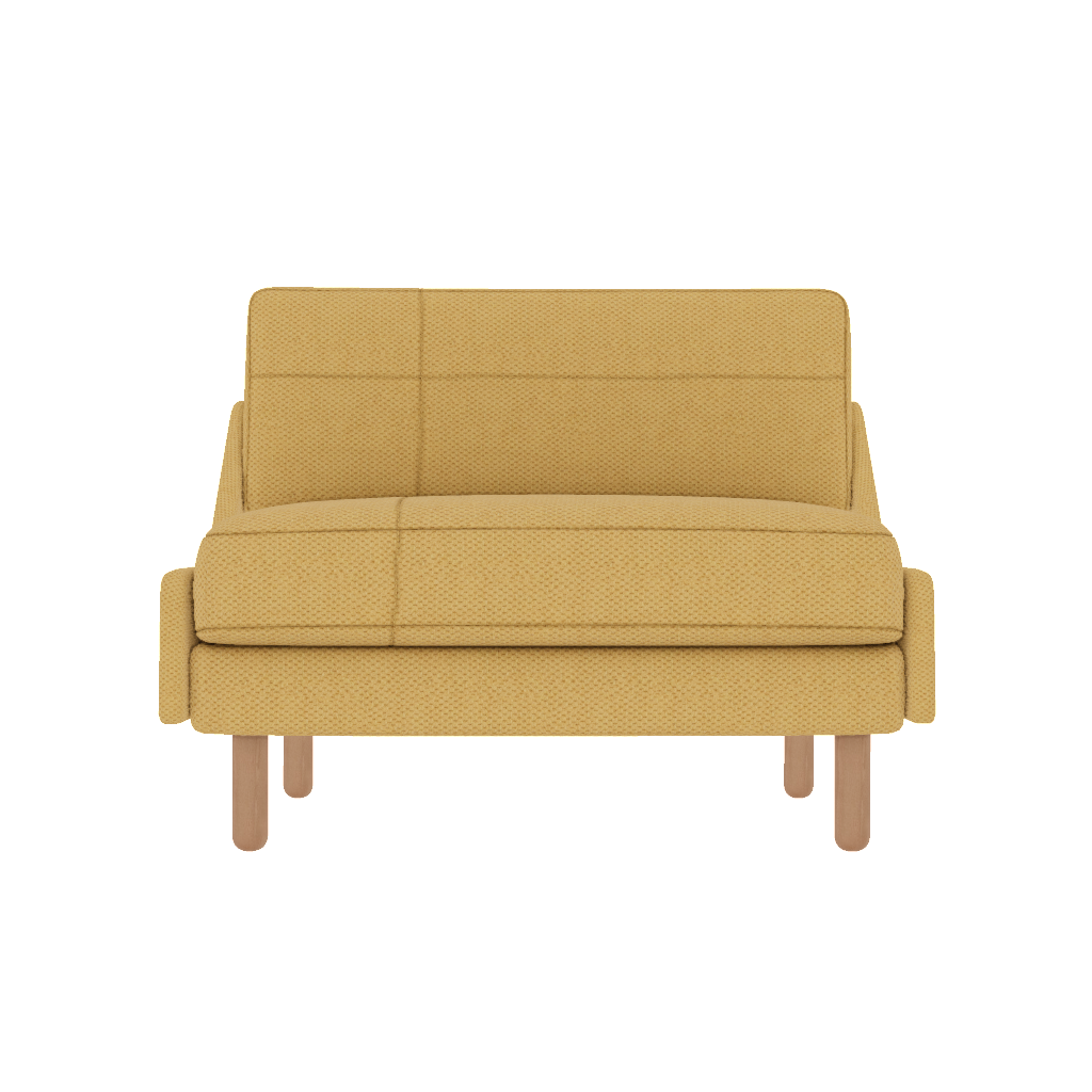 chillax loveseat dikisli tiny miny fulya kadife front