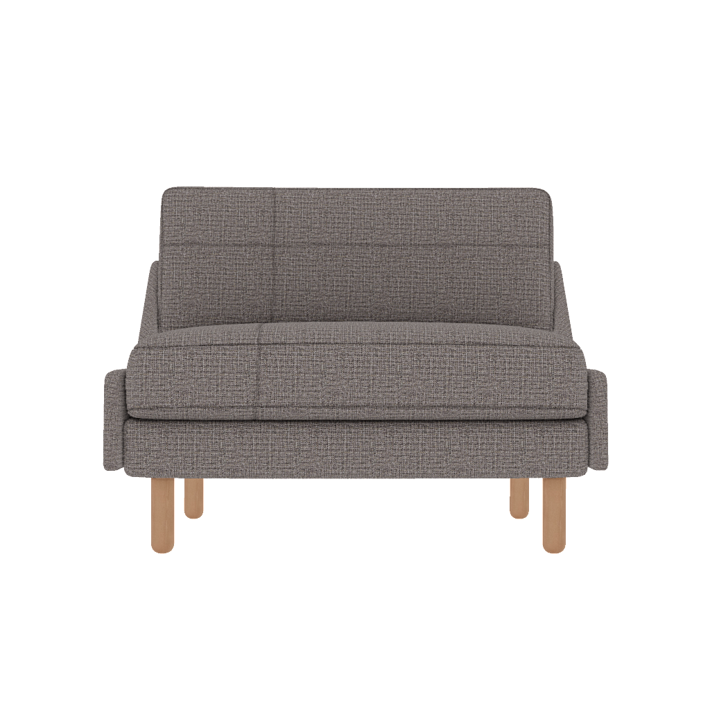 chillax loveseat dikisli tiny miny keten front