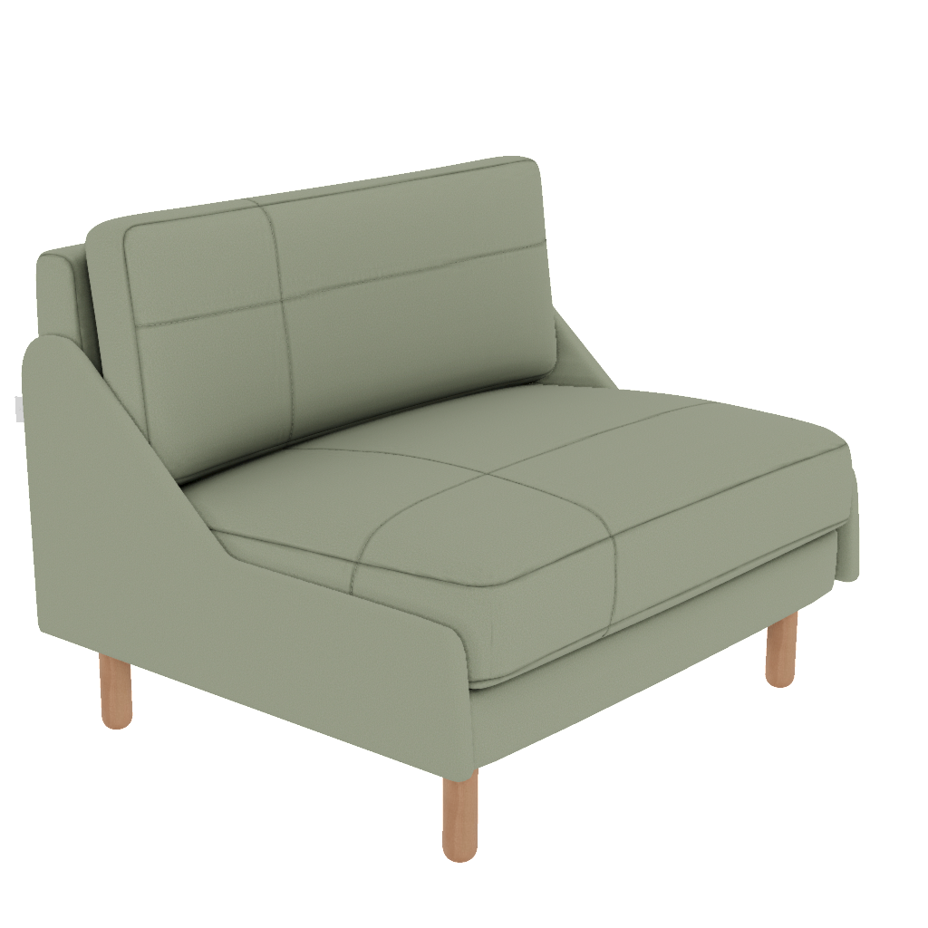 chillax loveseat dikisli tiny miny mikro kadife perspective