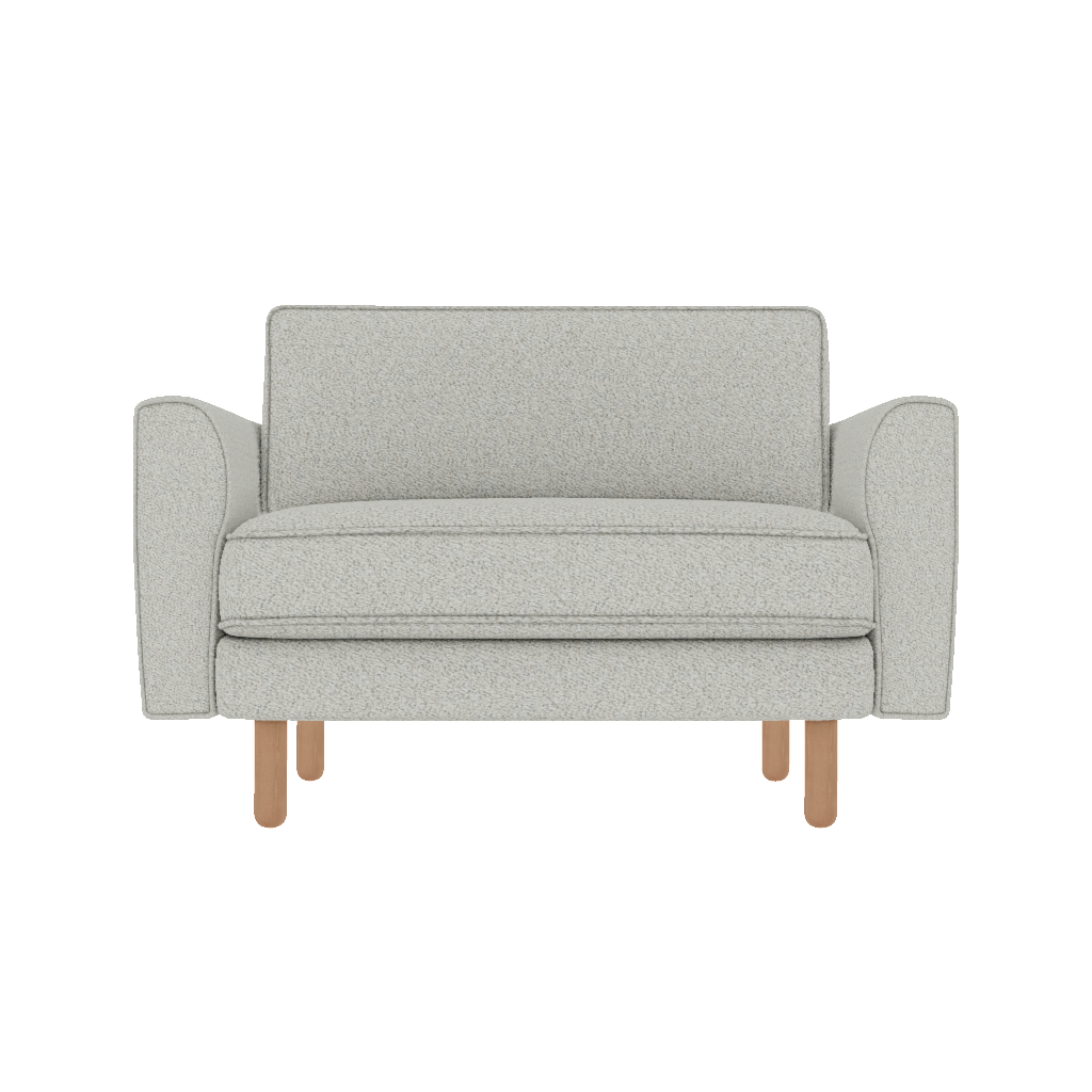 chillax loveseat fitilli iskandinav bukle front