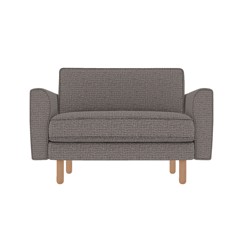 chillax loveseat fitilli iskandinav keten front