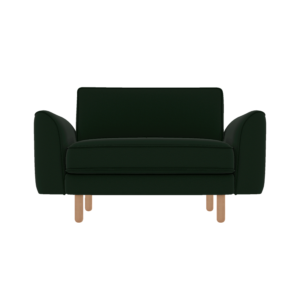 chillax loveseat fitilli italyan makro kadife front