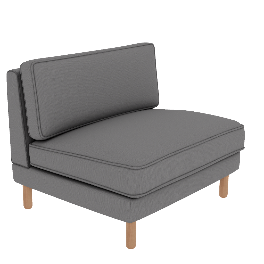 chillax loveseat fitilli kolsuz desenli kadife perspective