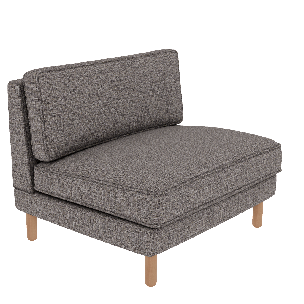 chillax loveseat fitilli kolsuz keten perspective