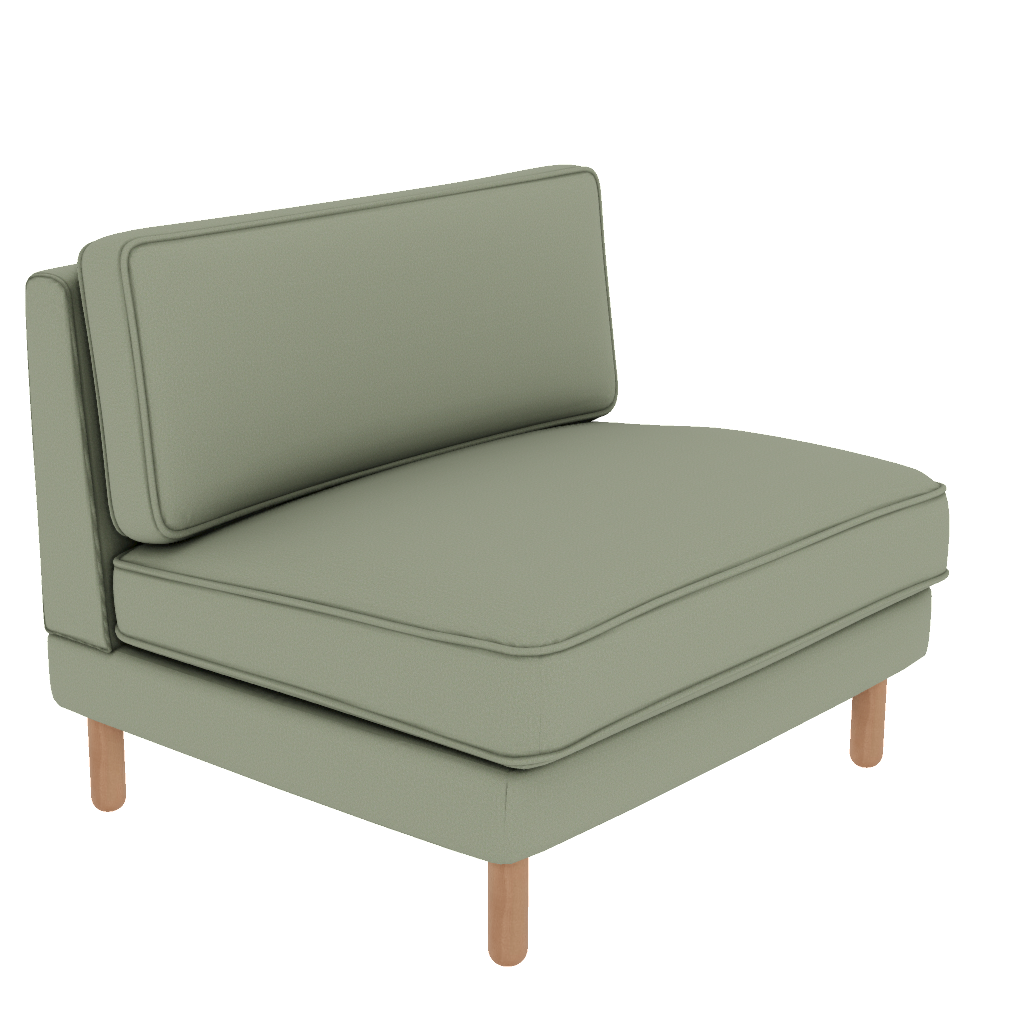 chillax loveseat fitilli kolsuz mikro kadife perspective