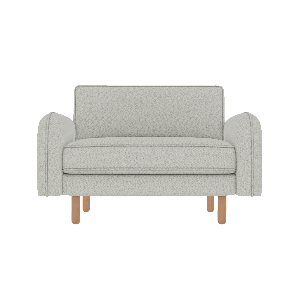 chillax loveseat fitilli post modern bukle front
